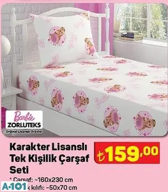 KARAKTER LİSANSLI TEK KİŞİLİK ÇARŞAF SETİ KARAKTER LİSANSLI TEK KİŞİLİK ÇARŞAF SETİ